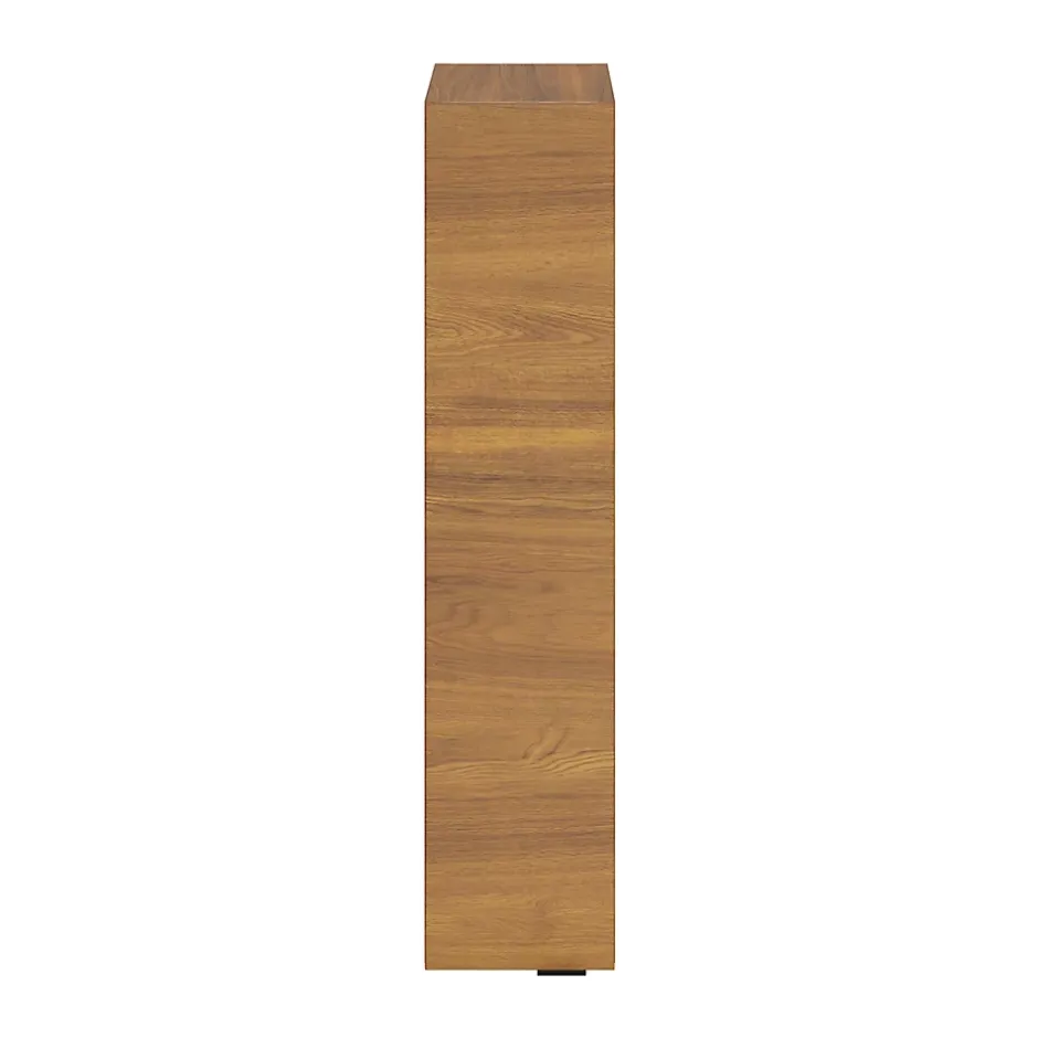 GoodHome Colonne de salle de bains suspendue faible largeur effet noyer l.20 x H.90 x P.36 cm, Imandra* Meuble Sous-Vasque