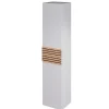 Decotec Colonne de salle de bains à suspendre ouverture gauche Archi blanc mat H. 160 x L. 35 cm* Colonne De Salle De Bains