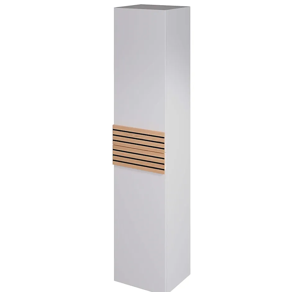 Decotec Colonne de salle de bains à suspendre ouverture gauche Archi blanc mat H. 160 x L. 35 cm* Colonne De Salle De Bains