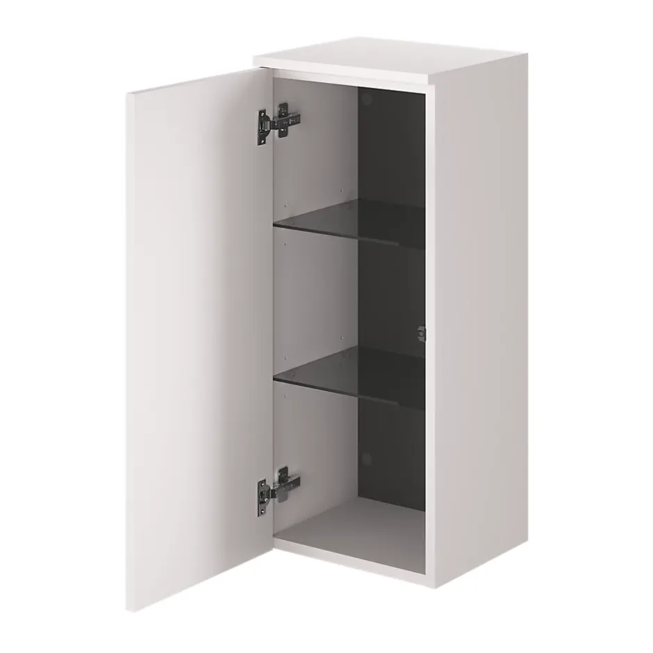 GoodHome Colonne de salle de bains l.35 x H.80 x P.30 cm beige cachemire Kentia