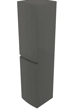 Colonne de salle de bains gris anthracite Vague 40 cm