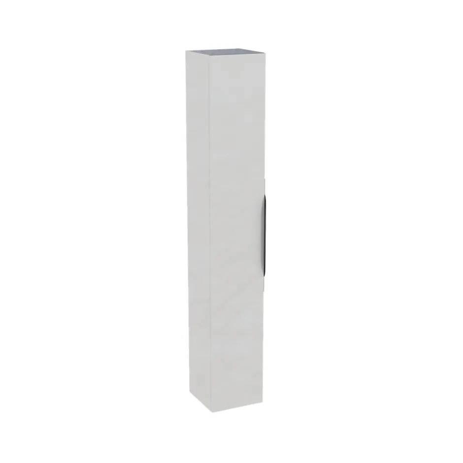 Colonne de salle de bains suspendue 1 porte blanc mat l.30 cm x H.183 x P.30 cm, Pamili* Colonne De Salle De Bains