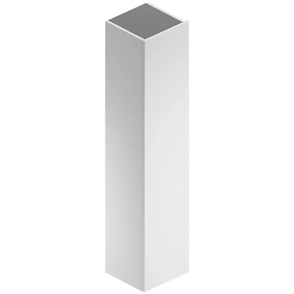 Colonne de salle de bains suspendue en mélaminé blanc mat l.35 x l.32 x H.160 cm, Alba