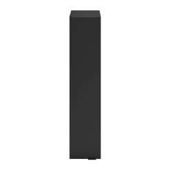 GoodHome Colonne de salle de bains suspendue faible largeur noir mat l.20 x H.90 x P.36 cm, Imandra* Colonne De Salle De Bains|Meuble De Salle De Bains Faible Profondeur