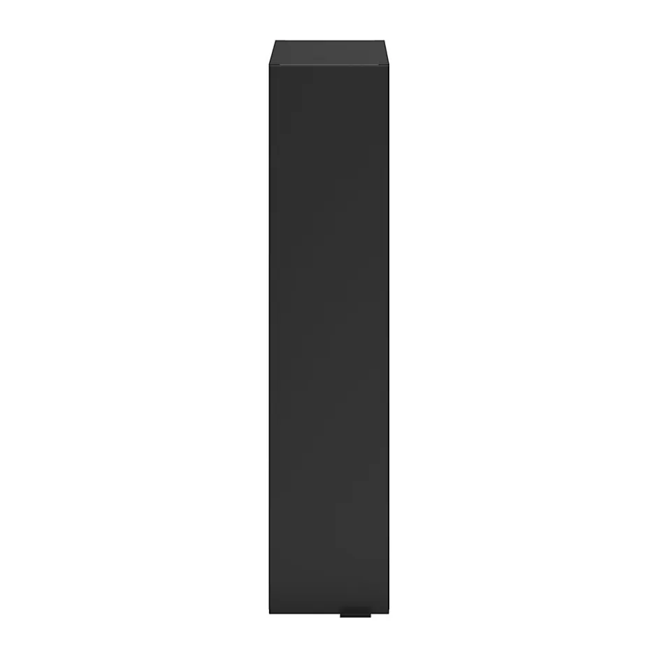 GoodHome Colonne de salle de bains suspendue faible largeur noir mat l.20 x H.90 x P.36 cm, Imandra* Colonne De Salle De Bains|Meuble De Salle De Bains Faible Profondeur
