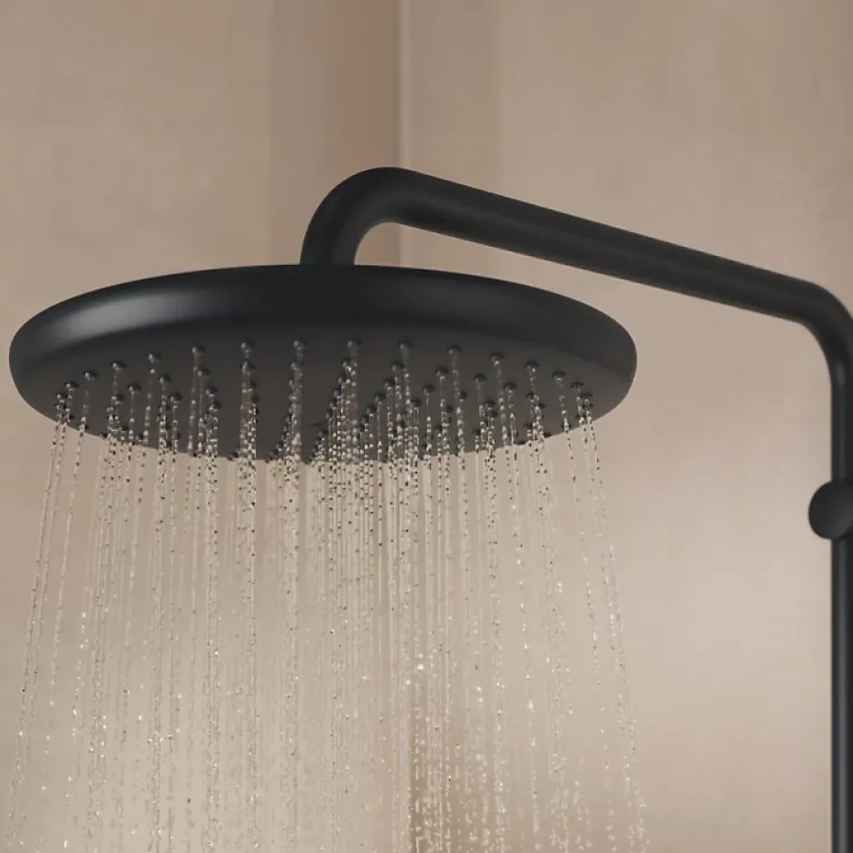Grohe Colonne douche sans robinnetterie Vitalio Start 250 noire* Colonne De Douche Hydromassante