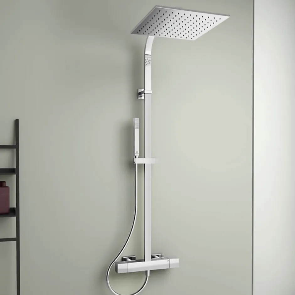 Ideal Standard Colonne douche thermostatique Ceratherm C100 + Nettoyant BRIOCHIN Ecocert* Colonne De Douche Thermostatique