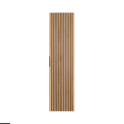 Otitec Colonne haute - 35 x 140 cm - 1 porte - Chêne Wotan - WOTANIA* Armoire De Salle De Bains