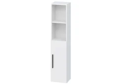 Colonne meuble de salle de bains Lisa l.30 x H.140 x P.27 cm, blanc mat* Colonne De Salle De Bains