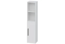 Colonne meuble de salle de bains Lisa l.30 x H.140 x P.27 cm, blanc mat* Colonne De Salle De Bains