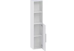 Colonne meuble de salle de bains Lisa l.30 x H.140 x P.27 cm, blanc mat* Colonne De Salle De Bains