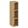 Furnidea Colonne murale ouverte pour salle de bains DALIA chêne cremona 20 x 80 cm* Colonne De Salle De Bains