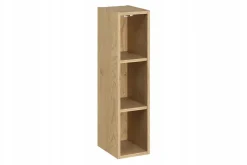 Furnidea Colonne murale ouverte pour salle de bains DALIA chêne cremona 20 x 80 cm* Colonne De Salle De Bains