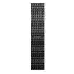 Petits-Meubles Colonne murale salle de bain 2 portes Elora Noir et bois
