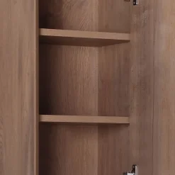 Jindoli Colonne salle de bain 160 cm chêne brun Aquaroca