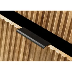 Meublorama Colonne salle de bain suspendue NOXERA 1 porte Coloris chene wotan Hauteur 140 cm