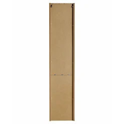 Meublorama Colonne salle de bain VANO 2 portes et 1 niche Chene L30 x P25 x H140 cm Meuble suspendu* Colonne De Salle De Bains