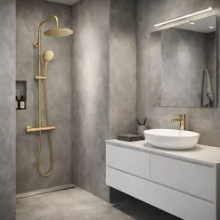 Essebagno Colonne thermostatique, doré, Essegoia II