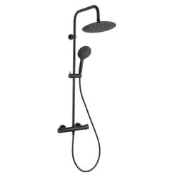 Essebagno Colonne thermostatique, noir, Essegoia II