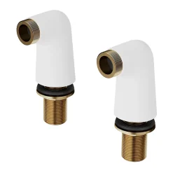 GoodHome Colonnette blanc mat vendue par 2