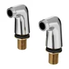 GoodHome Colonnette chrome vendue par 2