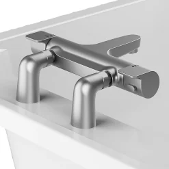 GoodHome Colonnette chrome vendue par 2