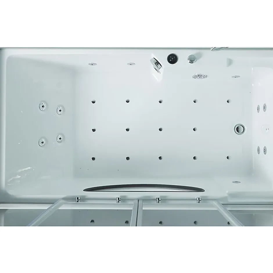 Archipel Combi Balneo douche Hammam CBH PUR WHITE 179x97 - DROITE