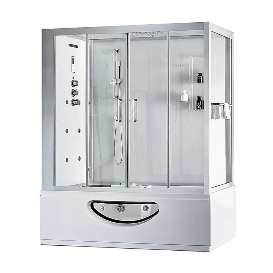 Archipel Combi Balneo douche Hammam CBH PUR WHITE 179x97 - GAUCHE* Baignoire Balnéo