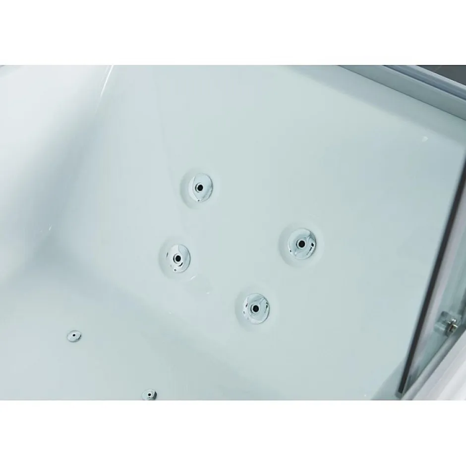 Archipel Combi Balneo douche Hammam CBH PUR WHITE 179x97 - GAUCHE* Baignoire Balnéo
