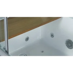 Archipel Combi Balneo douche Hammam CBH PUR WHITE 179x97 - GAUCHE* Baignoire Balnéo