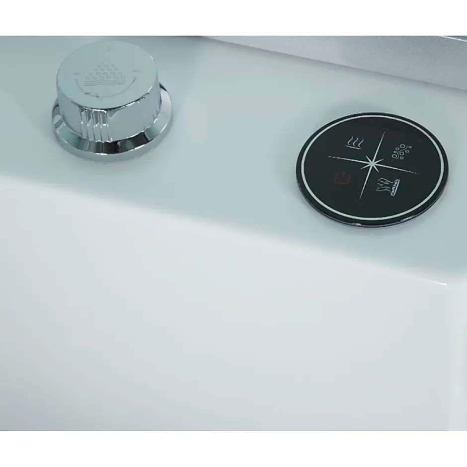 Archipel Combi Balneo douche Hammam CBH PUR WHITE 179x97 - GAUCHE* Baignoire Balnéo