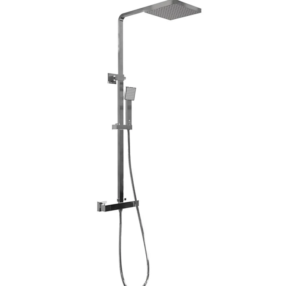 Cuisibane Combiné de douche et douchette SQUARE - Chromé
