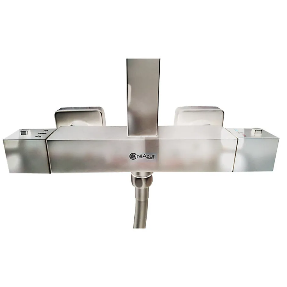 Cuisibane Combiné de douche et douchette SQUARE - Chromé