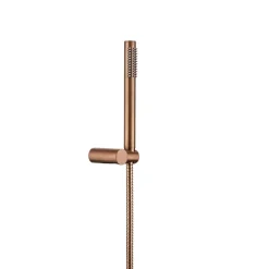 Essebagno Combiné support de douche cuivre brossé 3 pièces Luisa
