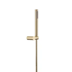 Essebagno Combiné support de douche or brossé 3 pièces Luisa* Pommeau De Douche, Flexible Et Barre De Douche