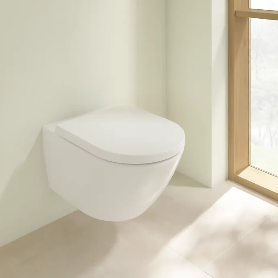 Villeroy & Boch Combipack modèle suspendu VILEROY ET BOCH Subway 3.0 TwistFlush blanc