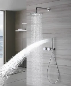 Hudor Composition de douche SC34 en laiton chromé collection Erymanthe* Colonne De Douche Mécanique
