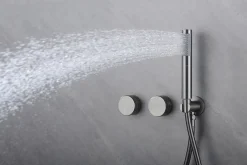 Hudor Composition de douche SC64 en laiton gun black collection Permesse