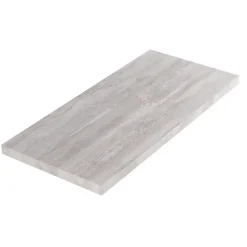 Kiamami Valentina Comptoir En Bois Couleur Ciment Pour Lavabo De Salle De Bains 100* Plan De Travail Salle De Bains
