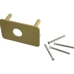 Vachette Contre-plaque 744V pour verrou V136 - ASSA ABLOY Jaune/Doré* Urinoir
