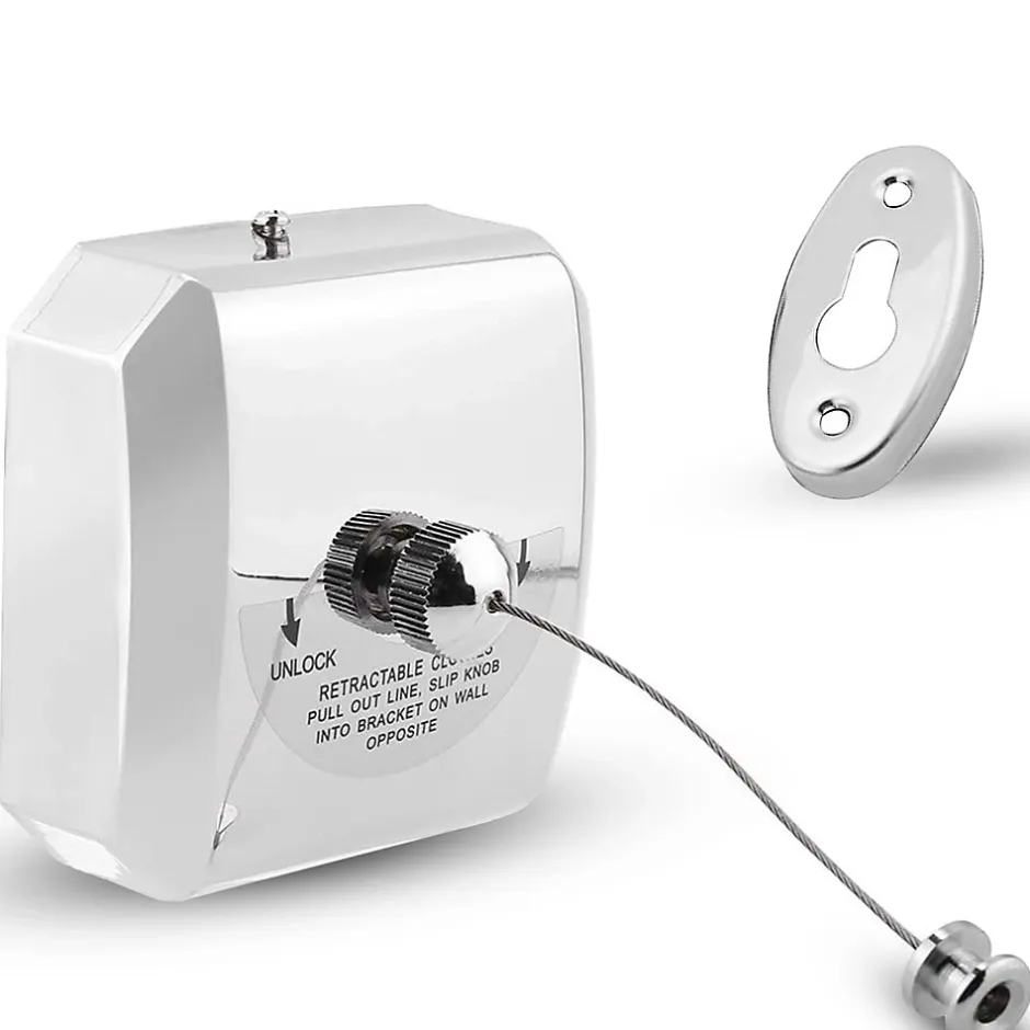 Fishtec Corde à Linge rétractable 2,8 m* Etendoir À Linge