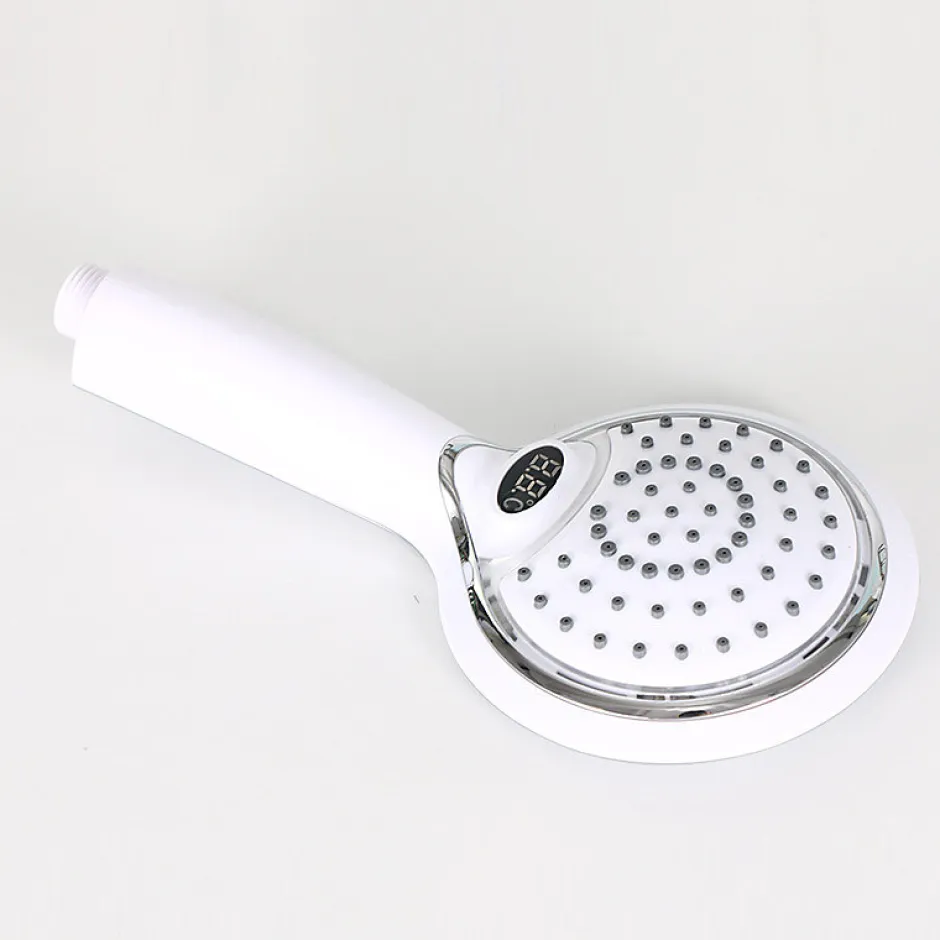 Deko couleurs changent à eau, pommeau de douche à LED avec affichage numérique du capteur de température* Pommeau De Douche, Flexible Et Barre De Douche