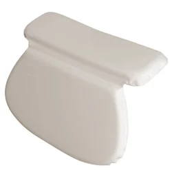 Vivezen Coussin, oreiller de bain avec ventouses pour baignoire, Spa - Blanc -* Accessoire De Baignoire