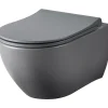 Planète Bain Cuvette suspendue sans bride Gris mat - Knidos