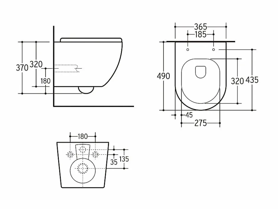 Sanitaire Cuvette suspendue sans bride KELOS Flush Gris Clair avec abattant