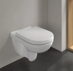 Villeroy & Boch Cuvette WC sans bride, modèle suspendu O. Novo - Combi pack - Dimensions: 360x350x560 mm - Blanc