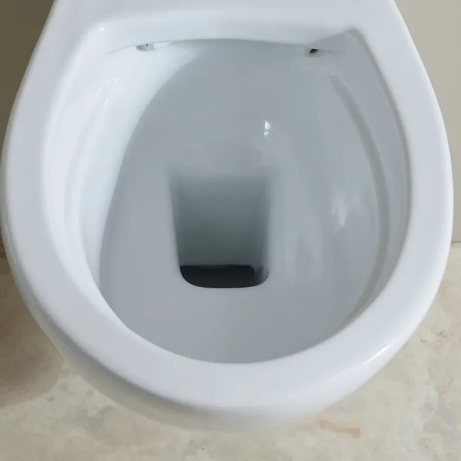 Planète Bain Cuvette WC suspendu PMR surélevée sans bride - AUSTIN