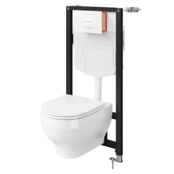 GoodHome Cuvette WC suspendu sans bride Cavally* Wc Suspendu