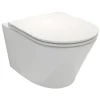 Jacob Delafon Cuvette WC suspendu sans bride Rodin+ avec abattant