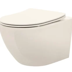 Rea Cuvette Wc Suspendue Carlo Mini Rimless Ecru* Wc Suspendu